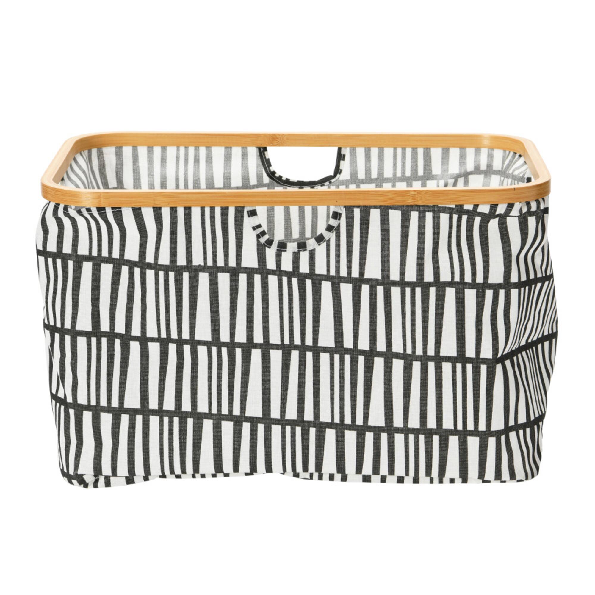 Household Essentials Krush Bamboo Rimmed Basket